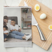 Entwerfen Sie Ihre eigene 2-FotoCollage Geschirrtuch (Viertel Falte)