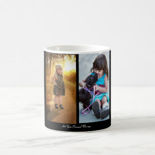 Entwerfen Sie Ihre eigene 2-FotoCollage Kaffeetasse