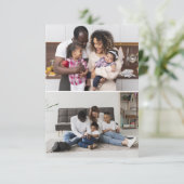 Entwerfen Sie Ihre eigene 2-FotoCollage Karte (Stehend Vorderseite)