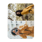 Entwerfen Sie Ihre eigene 2-FotoCollage Magnet (Vertikal)