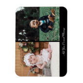 Entwerfen Sie Ihre eigene 2-FotoCollage Magnet (Vertikal)