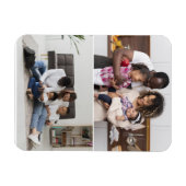 Entwerfen Sie Ihre eigene 2-FotoCollage Magnet (Horizontal)