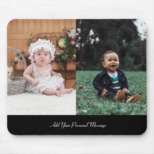 Entwerfen Sie Ihre eigene 2-FotoCollage Mousepad (Vorne)