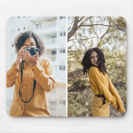 Entwerfen Sie Ihre eigene 2-FotoCollage Mousepad (Vorne)