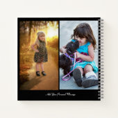 Entwerfen Sie Ihre eigene 2-FotoCollage Notizblock (Rückseite)