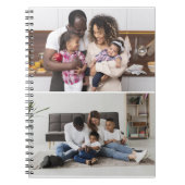 Entwerfen Sie Ihre eigene 2-FotoCollage Notizblock (Vorderseite)