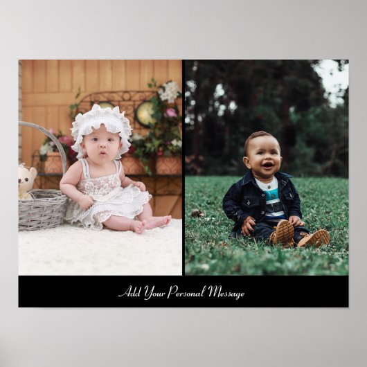 Entwerfen Sie Ihre eigene 2-FotoCollage Poster (Vorne)