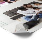 Entwerfen Sie Ihre eigene 2-FotoCollage Poster (Ecke)