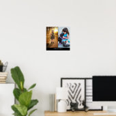 Entwerfen Sie Ihre eigene 2-FotoCollage Poster (Heimbüro)