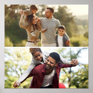 Entwerfen Sie Ihre eigene 2-FotoCollage Poster