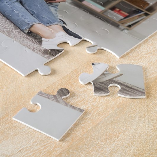 Entwerfen Sie Ihre eigene 2-FotoCollage Puzzle (Seite)