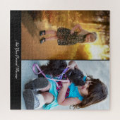 Entwerfen Sie Ihre eigene 2-FotoCollage Puzzle (Horizontal)