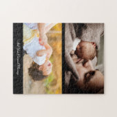 Entwerfen Sie Ihre eigene 2-FotoCollage Puzzle (Horizontal)