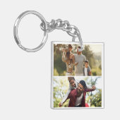 Entwerfen Sie Ihre eigene 2-FotoCollage Schlüsselanhänger (Vorderseite links)