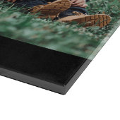 Entwerfen Sie Ihre eigene 2-FotoCollage Schneidebrett (Ecke)