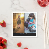 Entwerfen Sie Ihre eigene 2-FotoCollage Serviette (Beispiel)