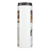 Entwerfen Sie Ihre eigene 2-FotoCollage Thermosbecher (Rückseite)