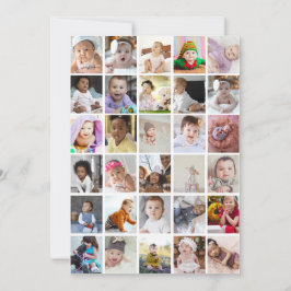 Entwerfen Sie Ihre eigene 30 FotoCollage Dankeskarte