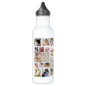 Entwerfen Sie Ihre eigene 30 FotoCollage Edelstahlflasche (Links)
