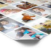 Entwerfen Sie Ihre eigene 30 FotoCollage Fotodruck (Ecke)