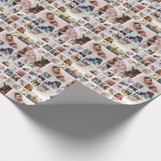 Entwerfen Sie Ihre eigene 30 FotoCollage Geschenkpapier (Ecke)