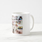 Entwerfen Sie Ihre eigene 30 FotoCollage Kaffeetasse (VorderseiteRechts)
