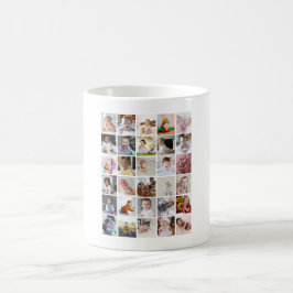 Entwerfen Sie Ihre eigene 30 FotoCollage Kaffeetasse