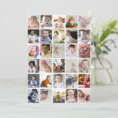 Entwerfen Sie Ihre eigene 30 FotoCollage Karte (Stehend Vorderseite)