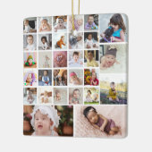 Entwerfen Sie Ihre eigene 30 FotoCollage Keramikornament (Links)