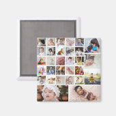 Entwerfen Sie Ihre eigene 30 FotoCollage Magnet (Vorderseite/Rückseite)