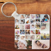 Entwerfen Sie Ihre eigene 30 FotoCollage Schlüsselanhänger (Vorderseite)