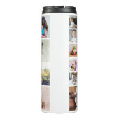 Entwerfen Sie Ihre eigene 30 FotoCollage Thermosbecher (Rückseite)
