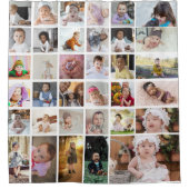 Entwerfen Sie Ihre eigene 35 FotoCollage Duschvorhang (Vorderseite)