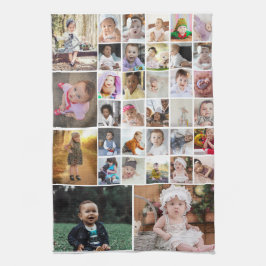 Entwerfen Sie Ihre eigene 35 FotoCollage Geschirrtuch