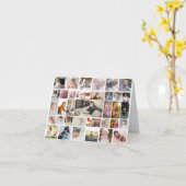 Entwerfen Sie Ihre eigene 35 FotoCollage Karte (Gelbe Blume)