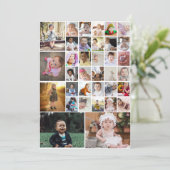 Entwerfen Sie Ihre eigene 35 FotoCollage Karte (Stehend Vorderseite)