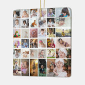 Entwerfen Sie Ihre eigene 35 FotoCollage Keramikornament (Links)