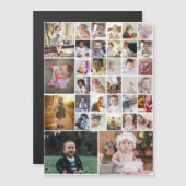 Entwerfen Sie Ihre eigene 35 FotoCollage Magnetkarte (Vorne/Hinten)