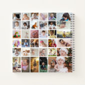 Entwerfen Sie Ihre eigene 35 FotoCollage Notizblock (Rückseite)