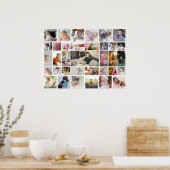 Entwerfen Sie Ihre eigene 35 FotoCollage Poster (Küche)