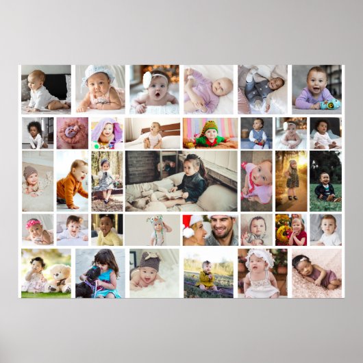 Entwerfen Sie Ihre eigene 35 FotoCollage Poster (Vorne)