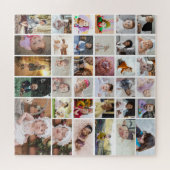 Entwerfen Sie Ihre eigene 35 FotoCollage Puzzle (Horizontal)