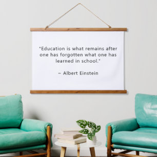 Entwerfen Sie Ihre eigene 36x26-Quote-Wandverkleid Wandteppich Mit Holzrahmen