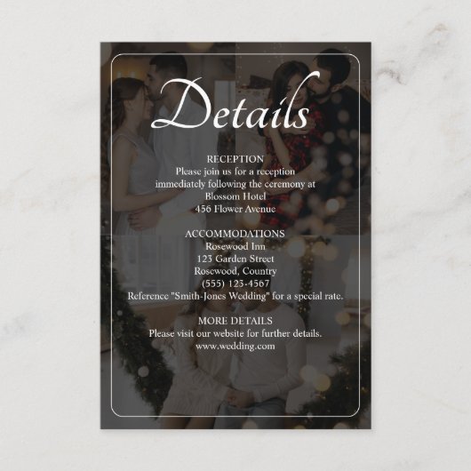 Entwerfen Sie Ihre eigene 3 Fotocollage Begleitkarte (Vorderseite)