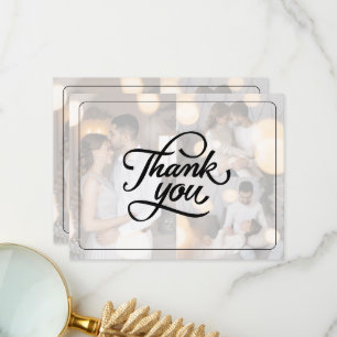 Entwerfen Sie Ihre eigene 3 Fotocollage Dankeskarte