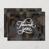 Entwerfen Sie Ihre eigene 3 Fotocollage Dankeskarte (Vorne/Hinten)