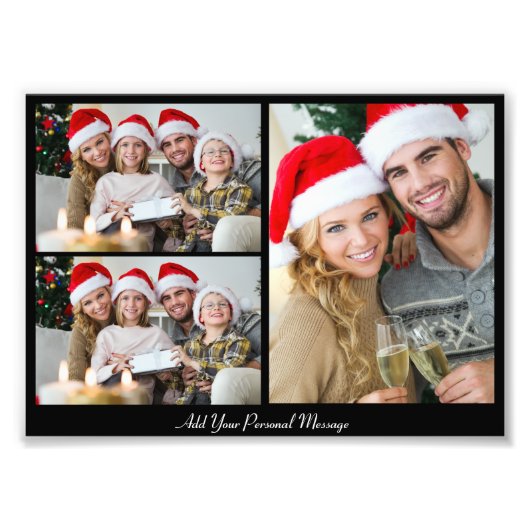 Entwerfen Sie Ihre eigene 3 FotoCollage Fotodruck (Vorne)