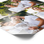 Entwerfen Sie Ihre eigene 3 FotoCollage Fotodruck (Ecke)