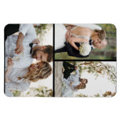 Entwerfen Sie Ihre eigene 3 FotoCollage Magnet (Horizontal)