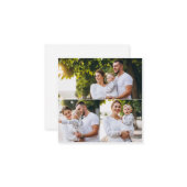 Entwerfen Sie Ihre eigene 3 FotoCollage Mitteilungskarte (Vorderseite/Rückseite Beispiel)